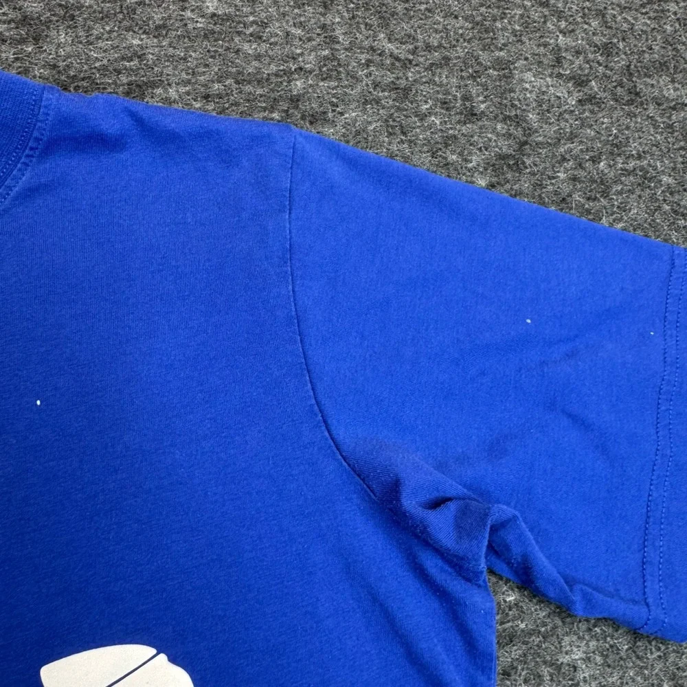 Converse‎ Graphic T-Shirt Kids Large L Blue Chuck Taylor Sneaker (Read)